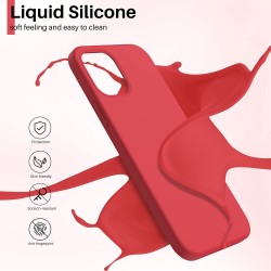 Dėklas Liquid Silicone 1.5mm Samsung A155 Galaxy A15 4G / A156 A15 5G silikoninis